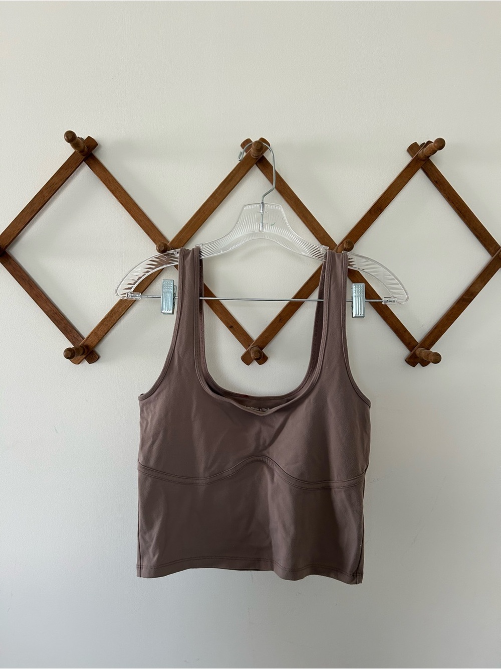 Abercrombie & Fitch Mauve Brown Scoop Tank